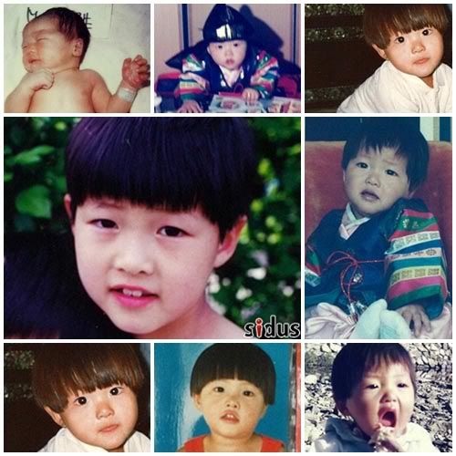 Song Joong-Ki’s early childhood pictures.